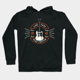 Live Fast Play Faster - SG Guitar Hoodie